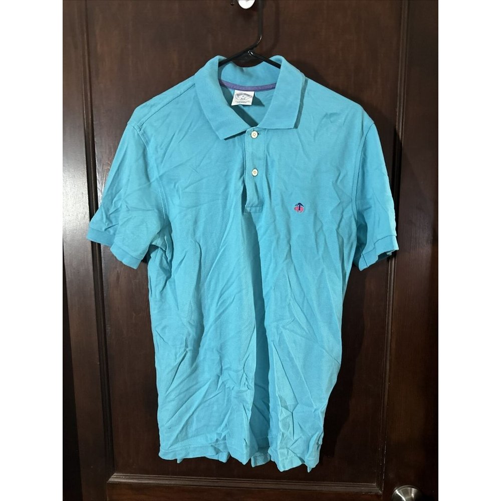 Brooks Brothers Polo Shirt Mens Medium Slim Fit